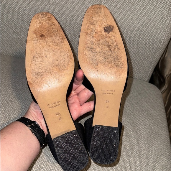 Yves Saint Laurent D’Orsay Vintage Black Block Heel 8.5 with COA - Picture 4 of 9